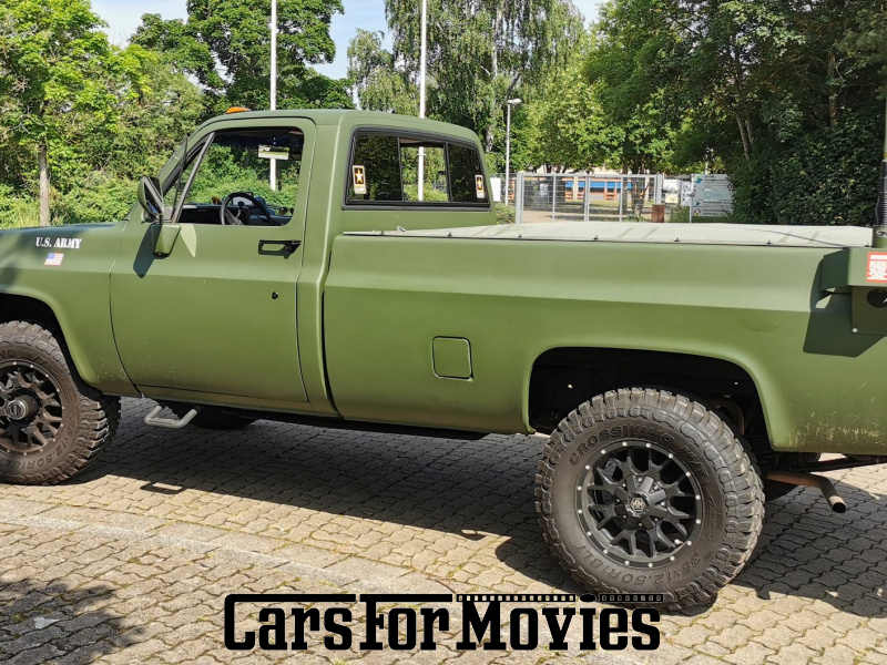 CarsForMovies | Chevrolet  M1008 CUCV Ex-Army (K30) 1985 USA Grün Braun Militärfahrzeug Pick-up Saarland 3787 Oldtimer US Army Armee Pritsche